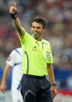 Roberto Rosetti, Italien, domare. Tecken, visselpipa