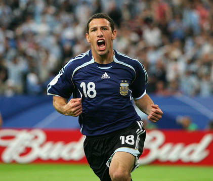 Maxi Rodriguez, Argentina, jubel