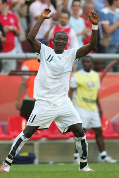 Sulley Muntari, Ghana, jubel