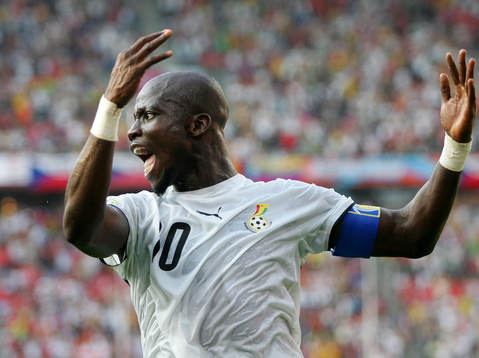 Stephen Appiah, Ghana, jubel