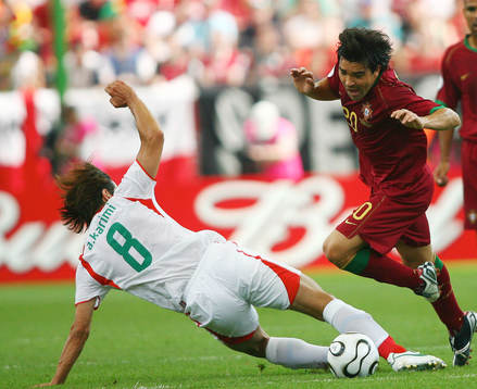 Ali Karimi, iran och Deco, Portugal