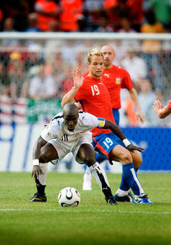 Stephen Appiah, Ghana och Jan Polak, Tjeckien