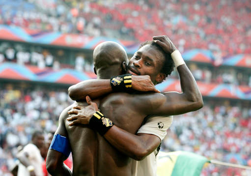 Derek Boateng, Ghana, jubel