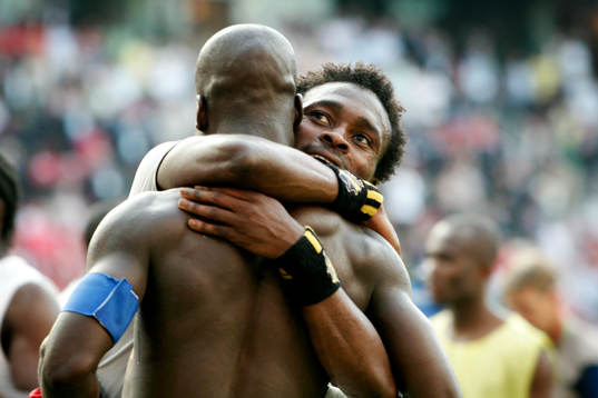 Derek Boateng, Ghana, jubel