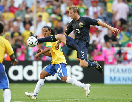 Ronaldinho och Vince Grella