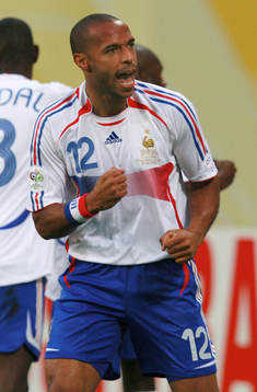 Thierry Henry, Frankrike, jubel