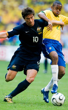 Harry Kewell, Australien, och Robinho, Brasilien