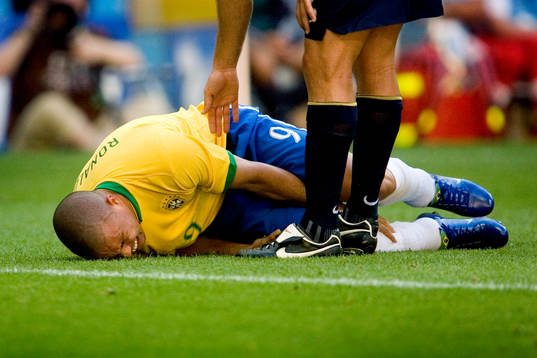 Ronaldo, Brasilien, skada, ont