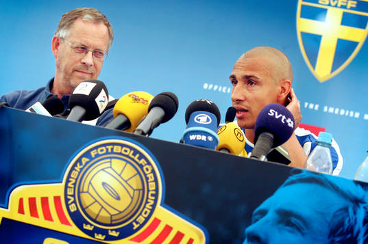 Lars Lagerbäck, Förbundskapten och Henrik Larsson