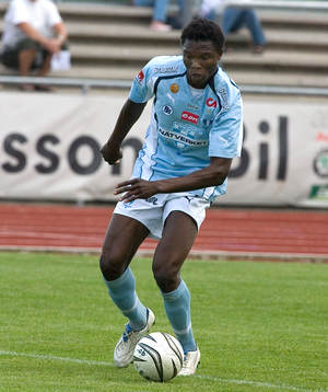 Fotboll, Träningsmatch.  Malmö FF. Edward Ofere