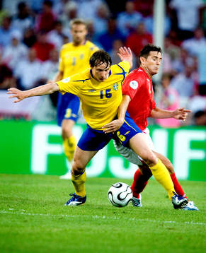 Frank Lampard, England och Kim Källström, Sverige