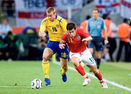 Mattias Jonson och Joe Cole