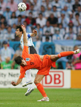 Roberto Ayala, Argentina och  Ruud van Nistelrooy, Holland