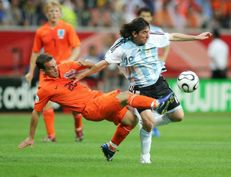 Wesley Sneijder, Holland och Lionel Messi, Argentina