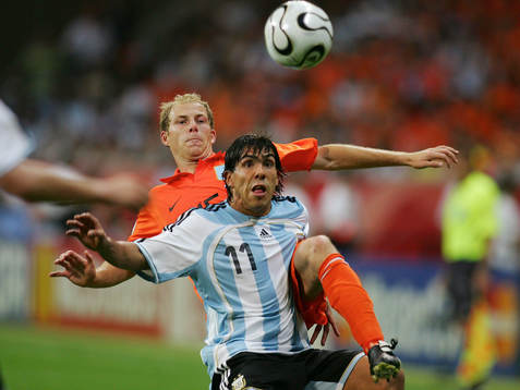 Tim de Cler och Carlos Tevez