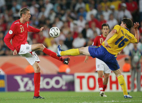 Peter Crouch, England och Kim Källstrom, Sverige