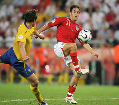 Joe Cole, England och Kim Källström, Sverige