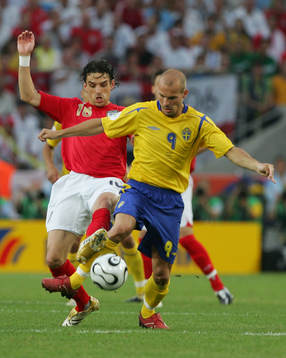 Owen Hargreaves, England och Fredrik Ljungberg, Sverige