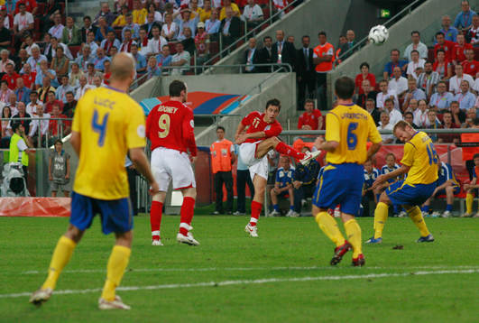 Joe Cole, England gör 0-1
