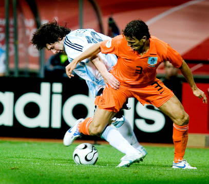 Lionel Messi, Arentina och Khalid Boulahrouz, Holland