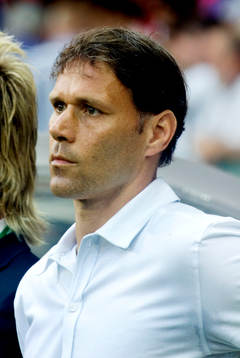 Fotboll, VM 2006, Marco Van Basten. tränare Holland