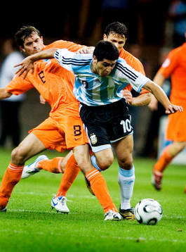 Juan Riquelme, Argentina och Philip Cocu, Holland