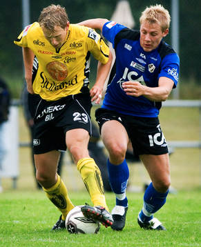 Martin Strömberg, Elfsborg håller bollen ifrån Patrik