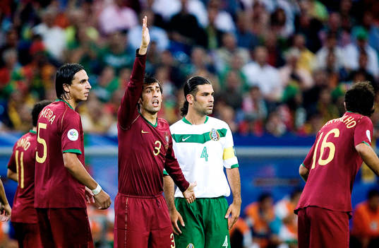 Fernando Meeira, Caneira, Portugal och Rafael Marquez,