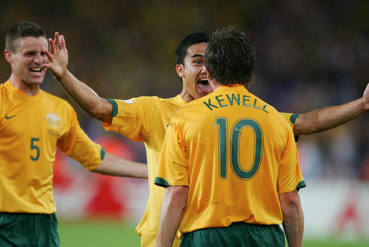 Harry Kewell, Tim Cahill, Australien, Jubel