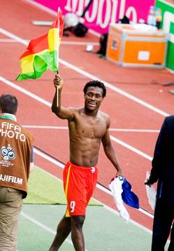 Derek Boateng, Ghana, jubel