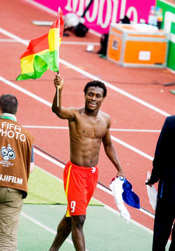 Derek Boateng, Ghana, jubel