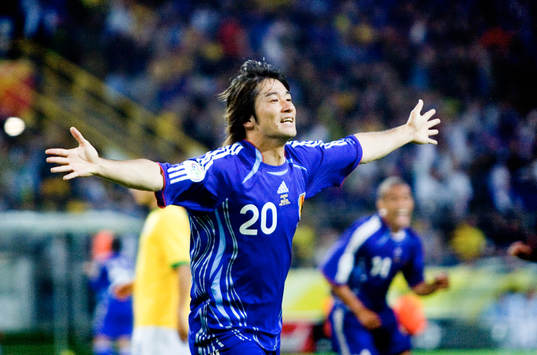 Keiji Tamada, Japan, jubel