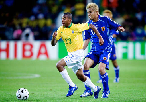 Robinho, Brasilien rusar