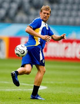 Fotboll, VM 2006, Sverige träning på Allianz Arena i