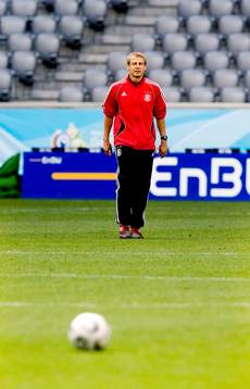 Fotboll, VM 2006, Tyskland träning på Allianz Arena i