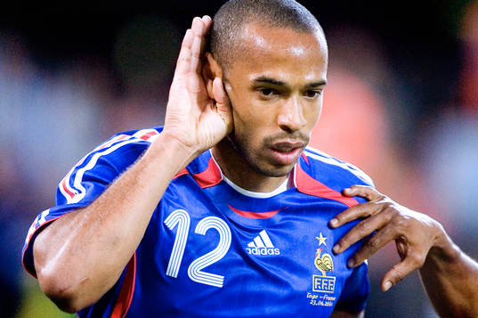Thierry Henry, Frankrike jubel