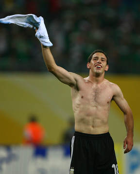 Maxi Rodriguez, Argentina, jubel, glädje