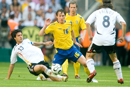 Kim Källström, Sverige och Michael Ballack, Tyskland
