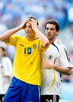 Zlatan Ibrahimovic, Sverige och Cristoph Metzelder, Tyskland