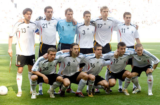 Fotboll, VM 2006, lagbild, startelva, Tyskland