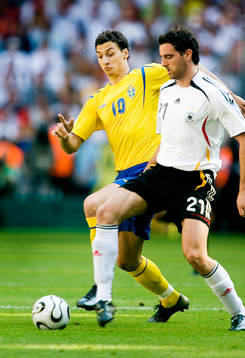 Zlatan Ibrahimovic, Sverige och Cristoph Metzelder, Tyskland
