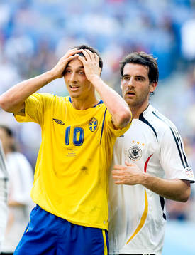Zlatan Ibrahimovic, Sverige och Cristoph Metzelder, Tyskland