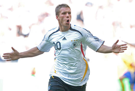 Lukas Podolski, Tyskland (Jubel)