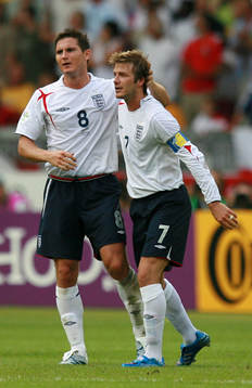Frank Lampard och David Beckham