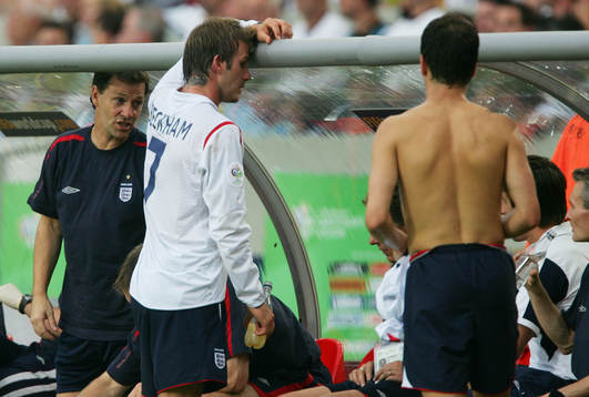 David Beckham, England utbytt