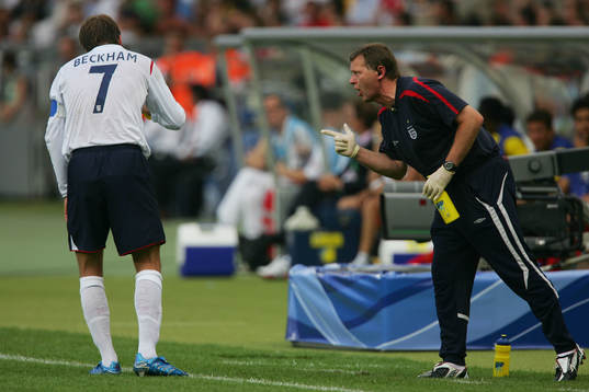 Gary Lewin, Sjukgymnast och David Beckham