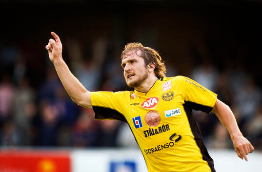 4-0 genom Johan Svensson, Mjällby (Jubel)