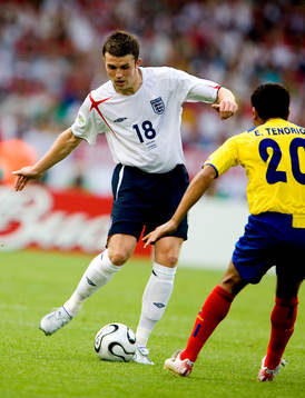 Michael Carrick, England och Edwin Tenorio, Ecuador