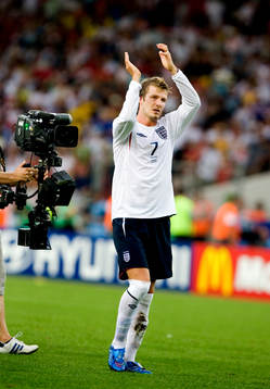 David Beckham, England, jubel