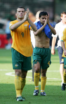 Mark Viduka och Tim Cahill, Australien (Depp)